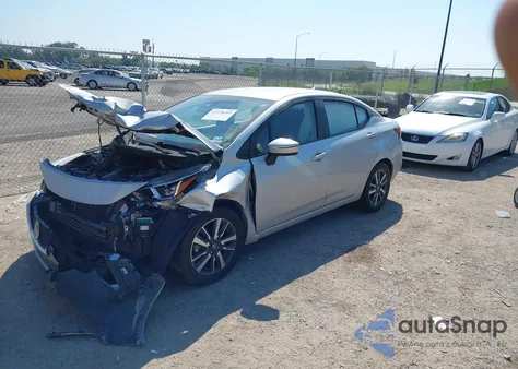 2021 Nissan Versa Sv Xtronic Cvt из США, поврежденный, VIN 3N1CN8EV4ML860044